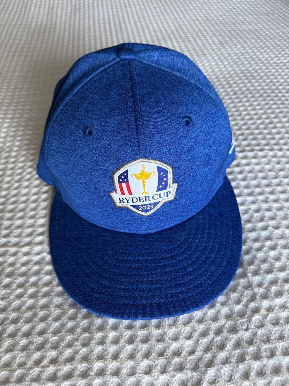 Brand New 2023 Ryder Cup New Era Blue Golf snap back hat never worn